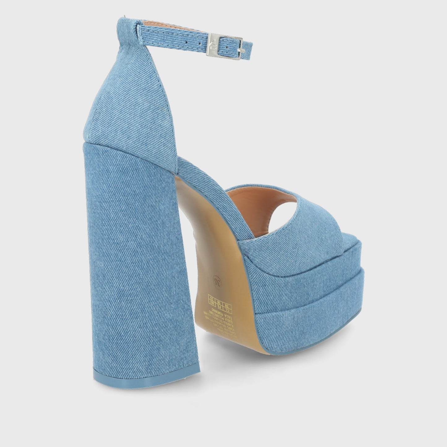 Sandalia Plataforma Denim Mujer 25911 - Gotta Perú