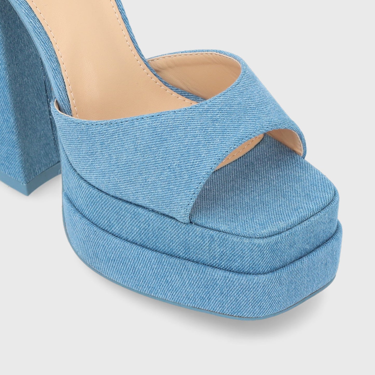Sandalia Plataforma Denim Mujer 25911 - Gotta Perú