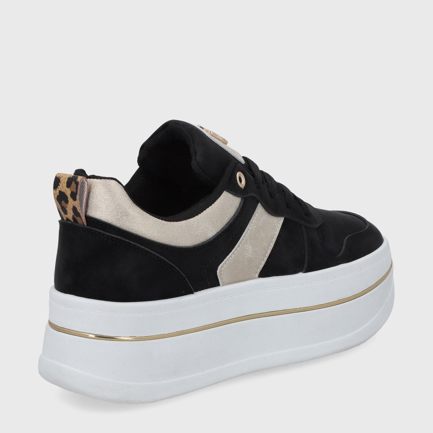 Zapatilla Plataforma Negra Mujer 58010 - Gotta Perú