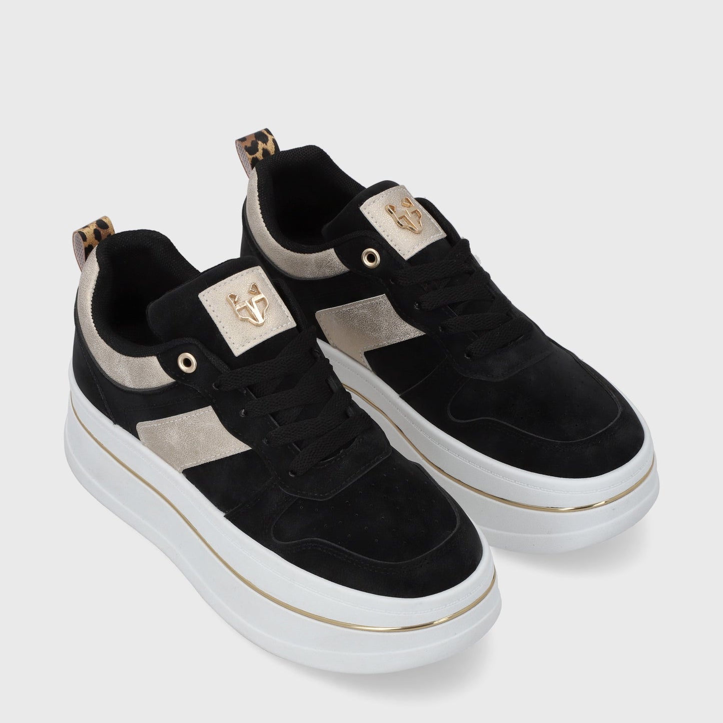 Zapatilla Plataforma Negra Mujer 58010 - Gotta Perú