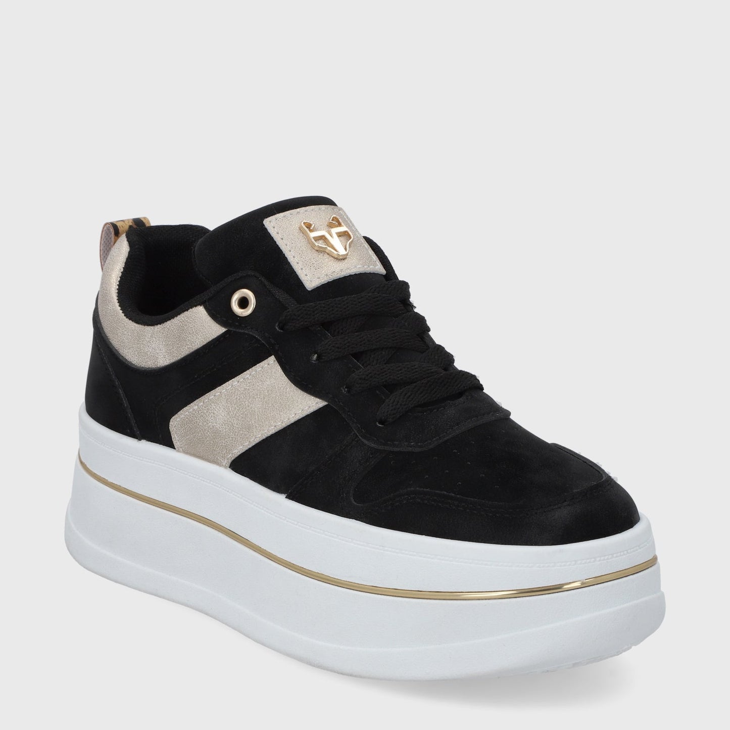 Zapatilla Plataforma Negra Mujer 58010 - Gotta Perú
