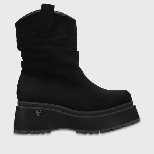 Bota Plataforma Negra Mujer 1509G - Gotta Perú