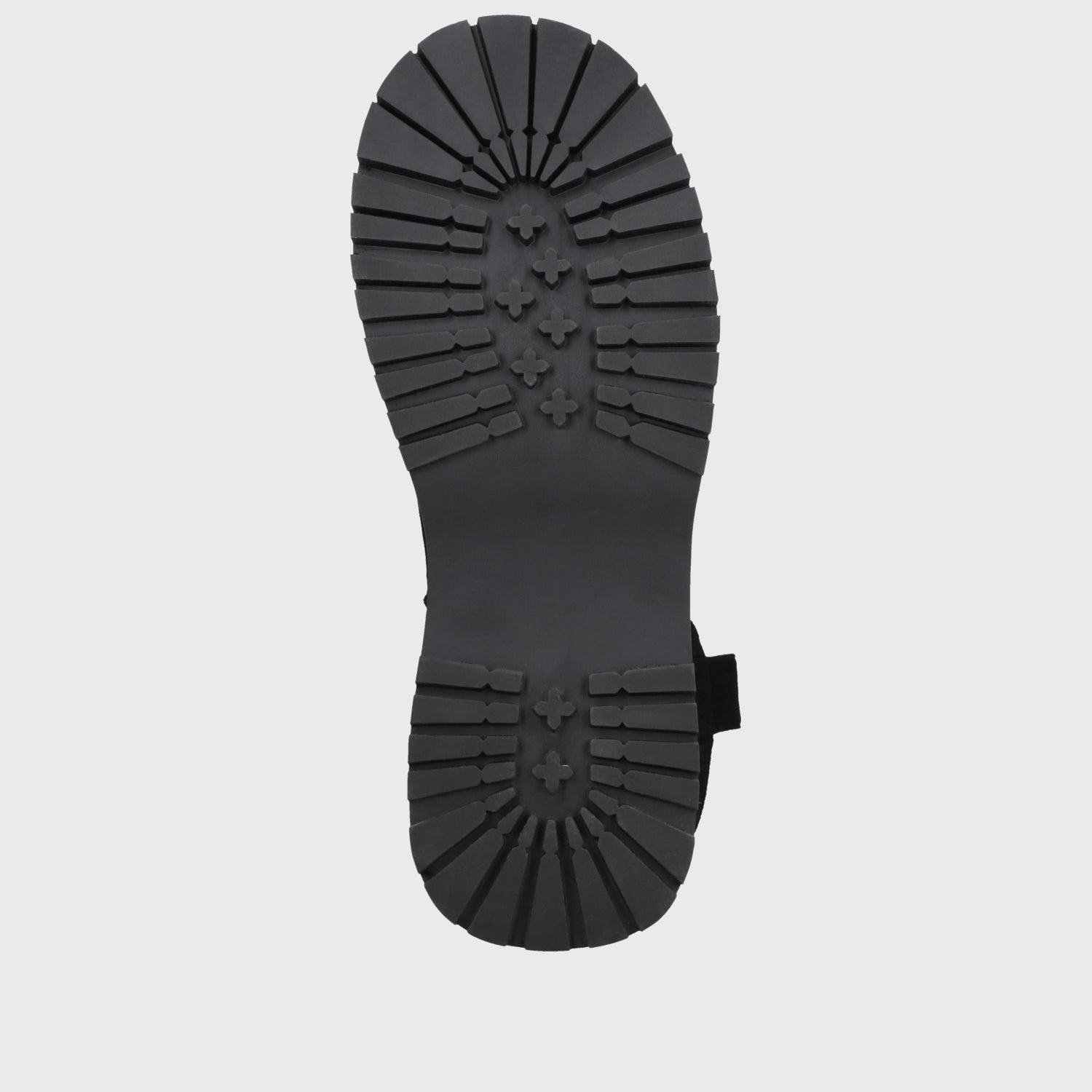 Bota Plataforma Negra Mujer 1509G01