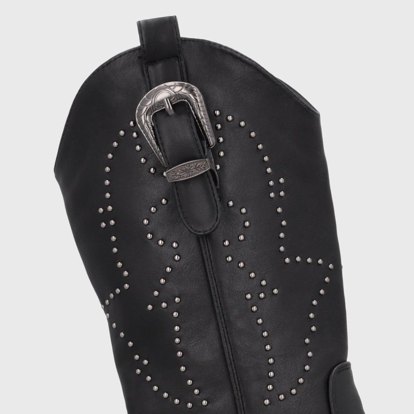 Bota Plataforma Negra Mujer 45807