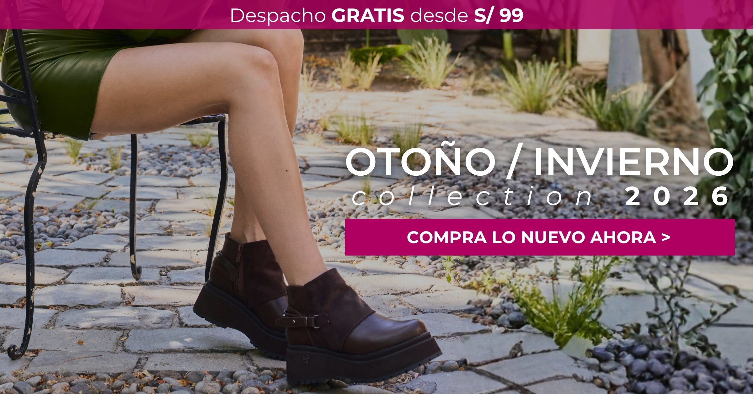 Botas y botines de plataforma para mujer colección Otoño Invierno 2026 GOTTA.
