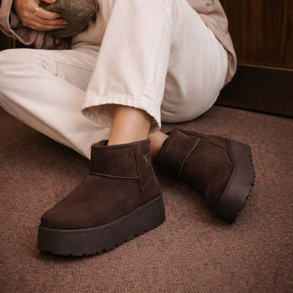 Botin Plataforma Café Mujer 48111 - Gotta Perú