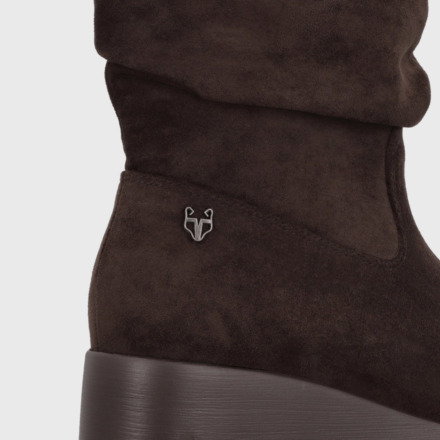 Botin Plataforma Café Mujer 65890