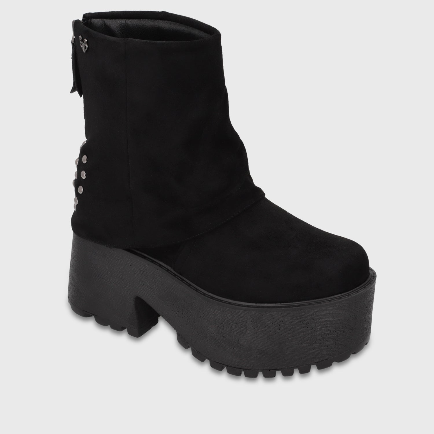 Botin Plataforma Negro Mujer 1517A01