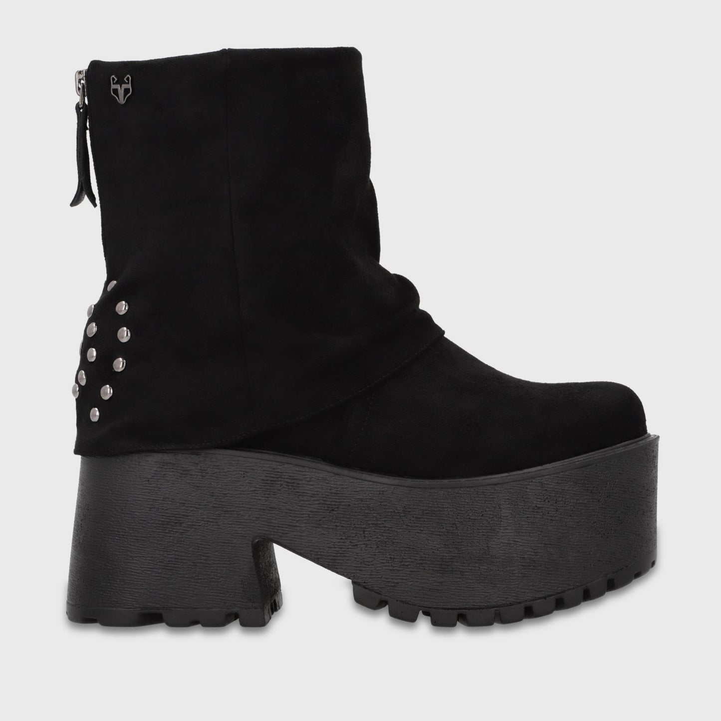 Botin Plataforma Negro Mujer 1517A01