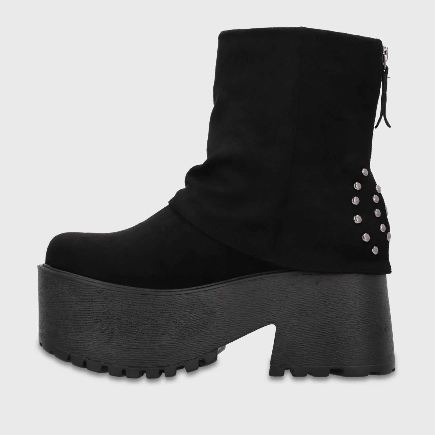 Botin Plataforma Negro Mujer 1517A01