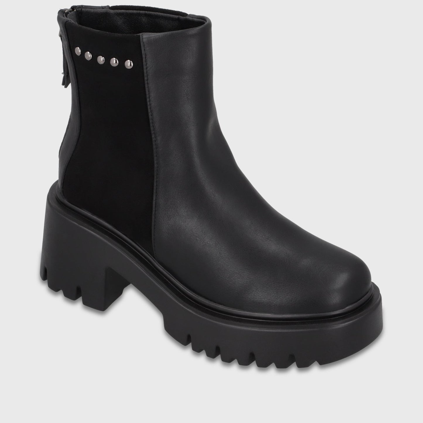Botin Plataforma Negro Mujer 4575401