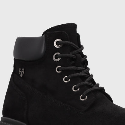 Botin Plataforma Negro Mujer 6585001