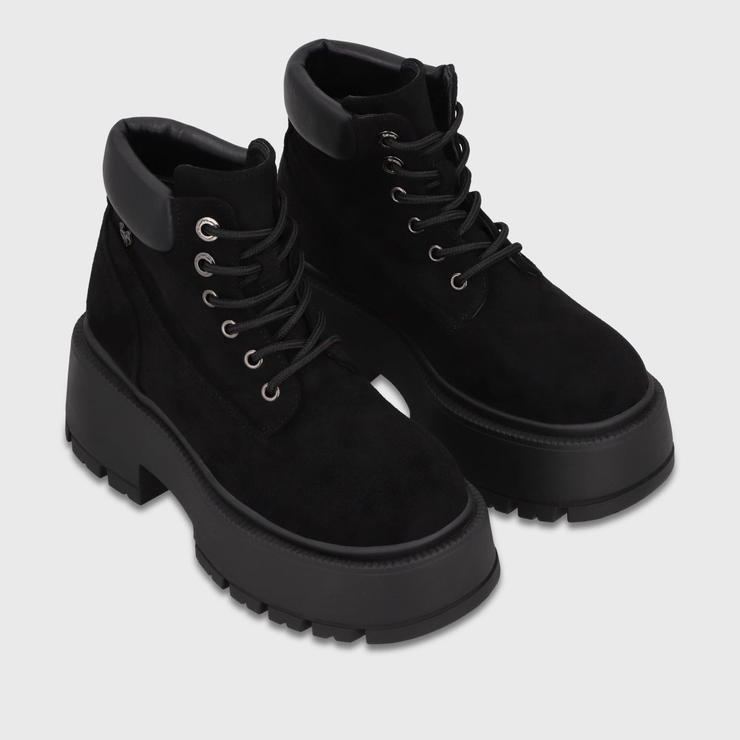 Botin Plataforma Negro Mujer 6585001