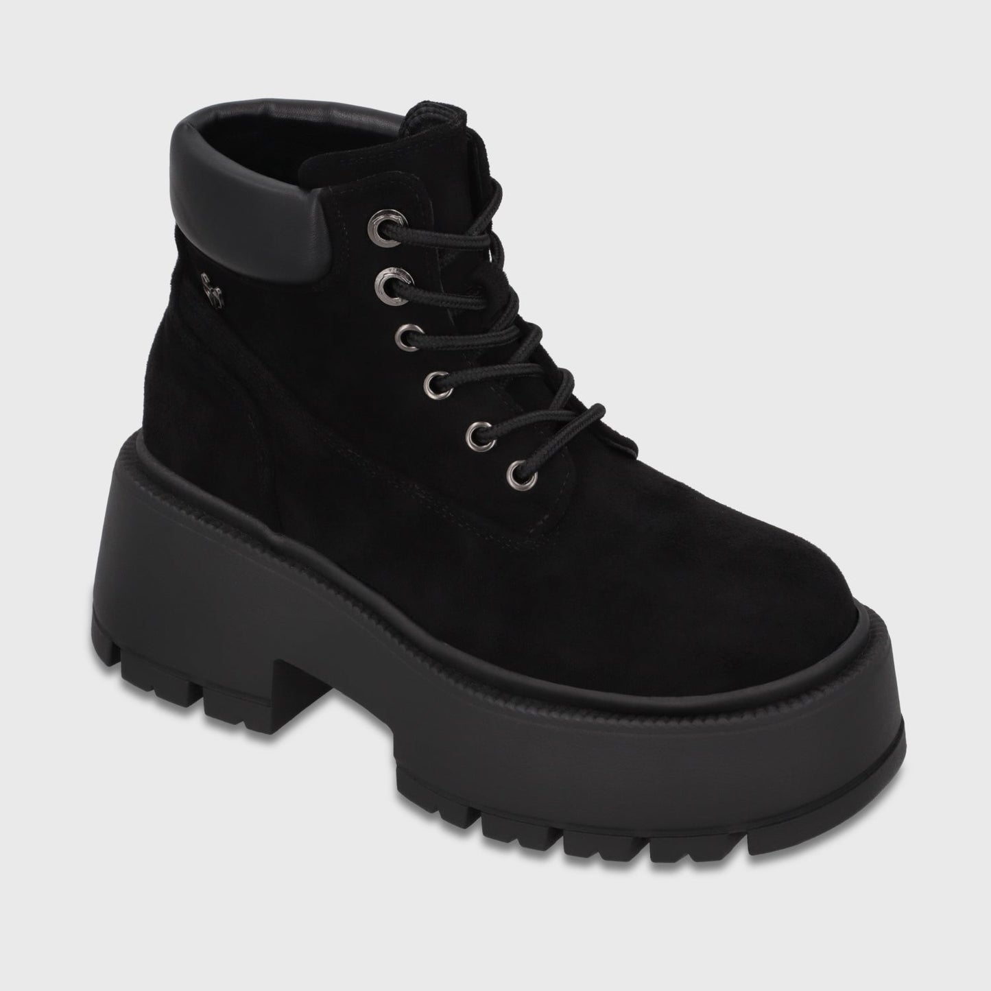 Botin Plataforma Negro Mujer 6585001