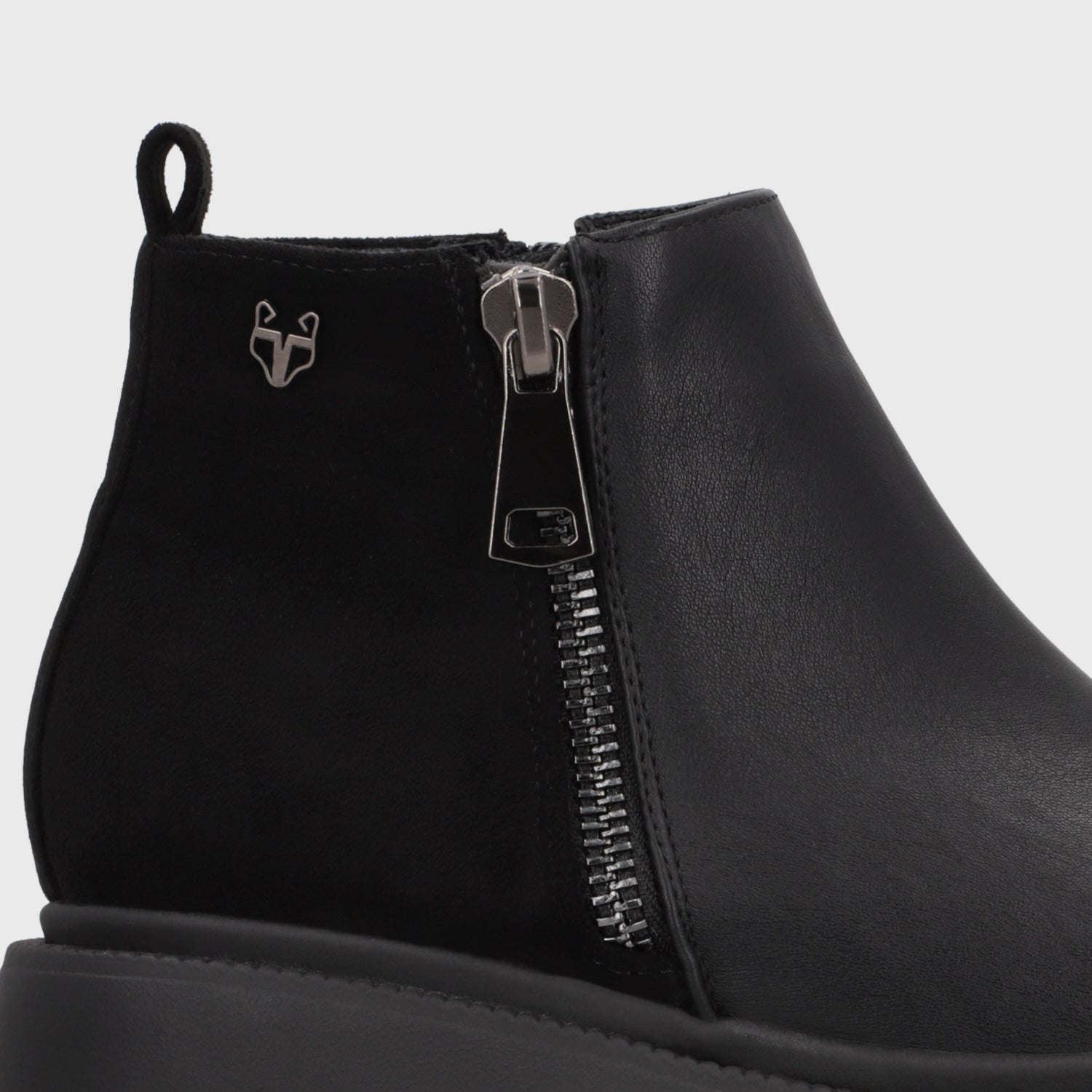 Botin Plataforma Negro Mujer 6585101