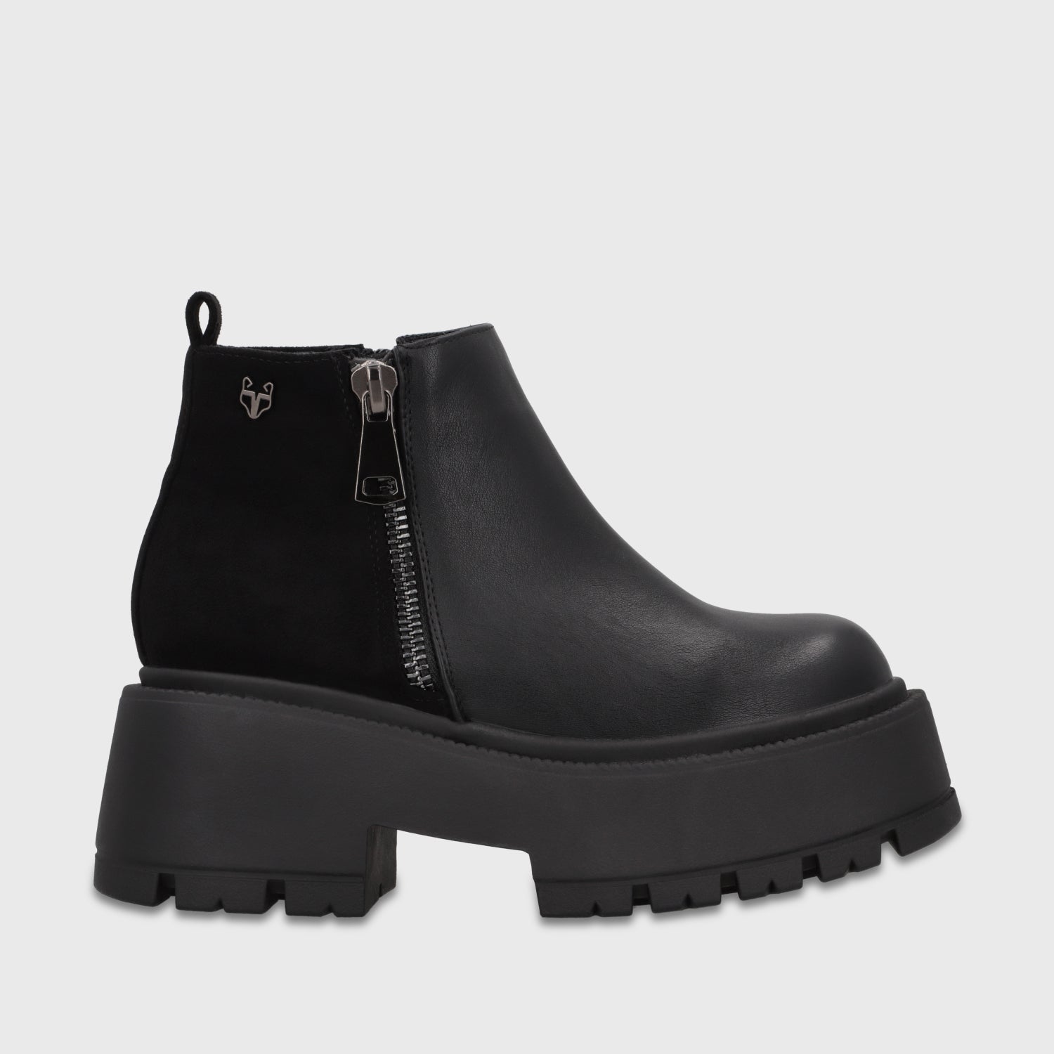 Botin Plataforma Negro Mujer 6585101