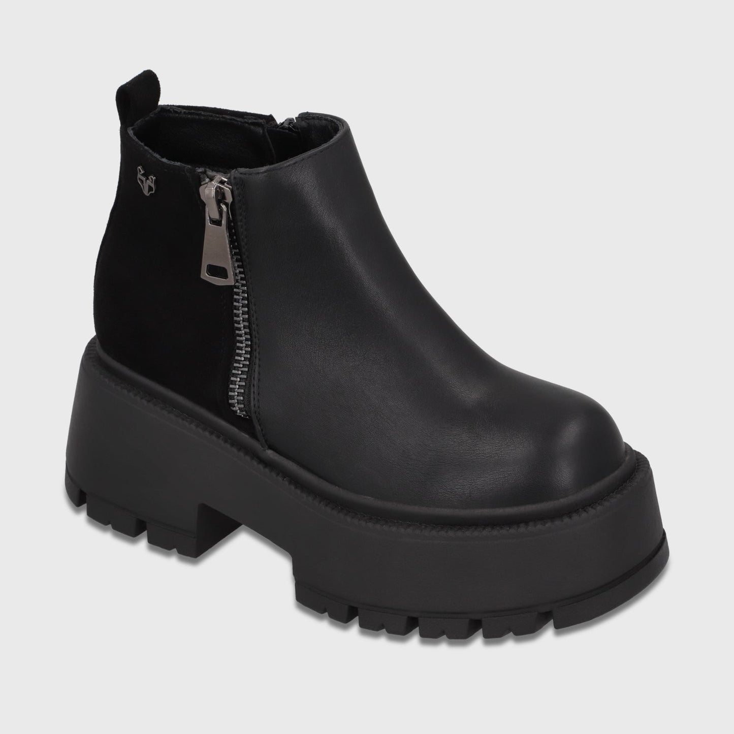 Botin Plataforma Negro Mujer 6585101
