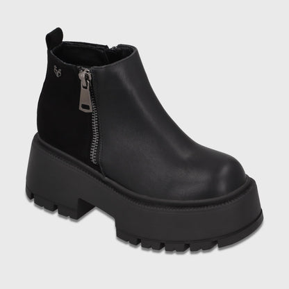 Botin Plataforma Negro Mujer 6585101