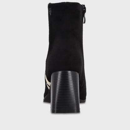 Botin Taco Negro Mujer 6590001