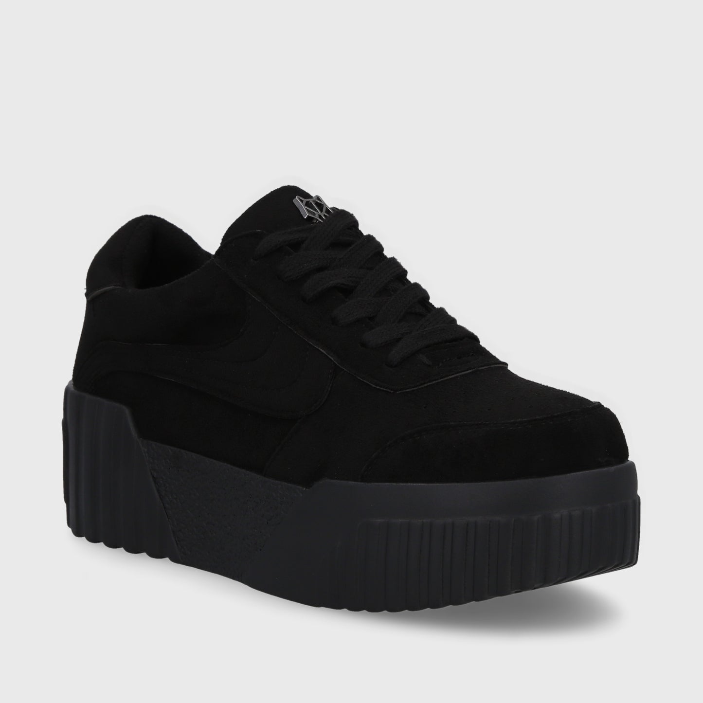 Zapatilla Negra Mujer 13142