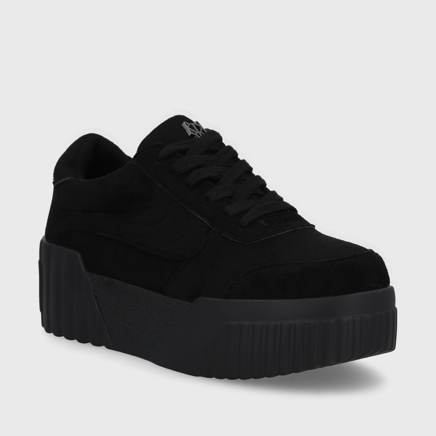 Zapatilla Negra Mujer 13142