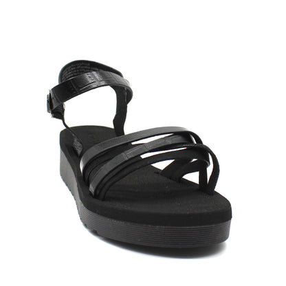 Sandalia Negra Mujer 13211