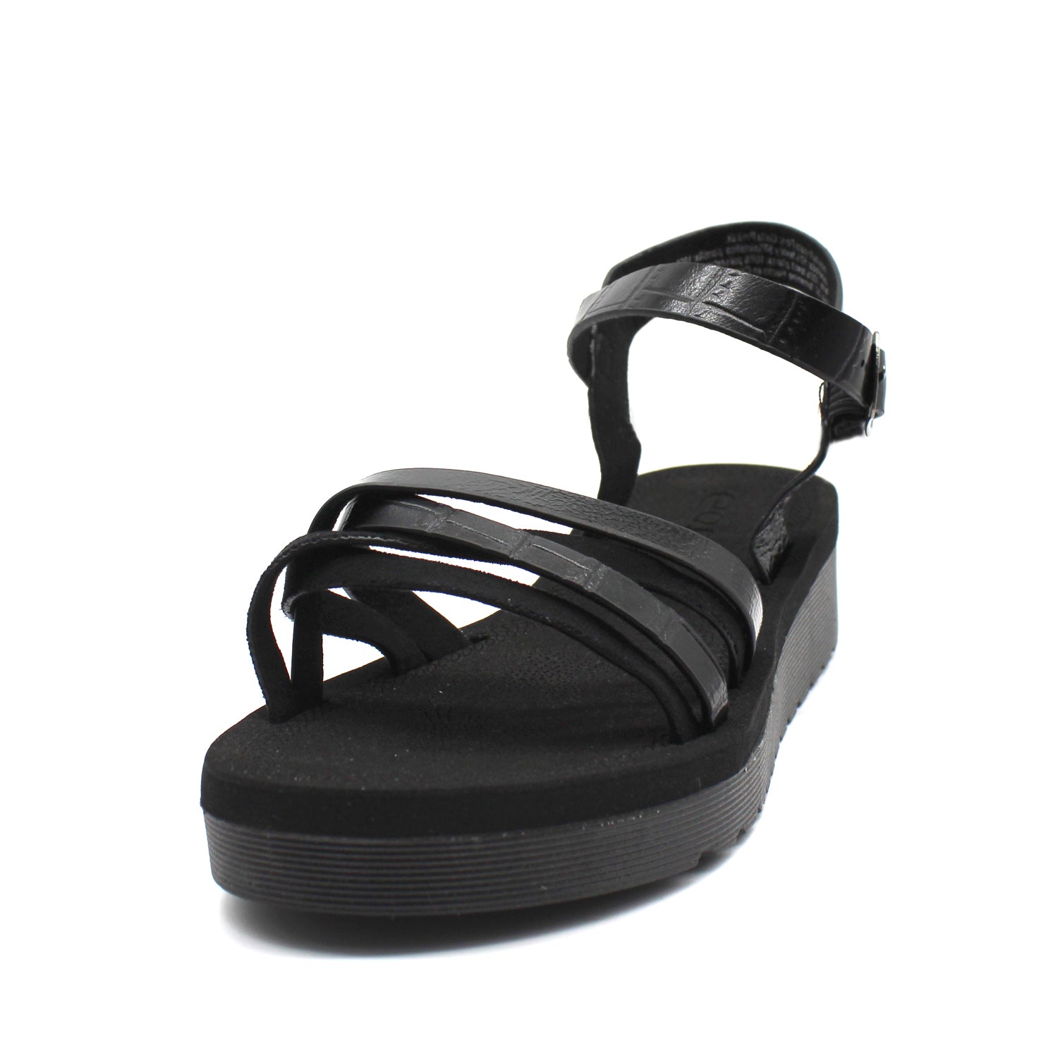 Sandalia Negra Mujer 13211