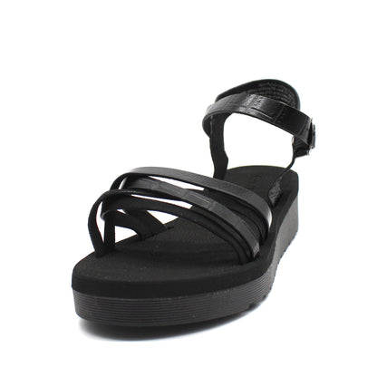 Sandalia Negra Mujer 13211