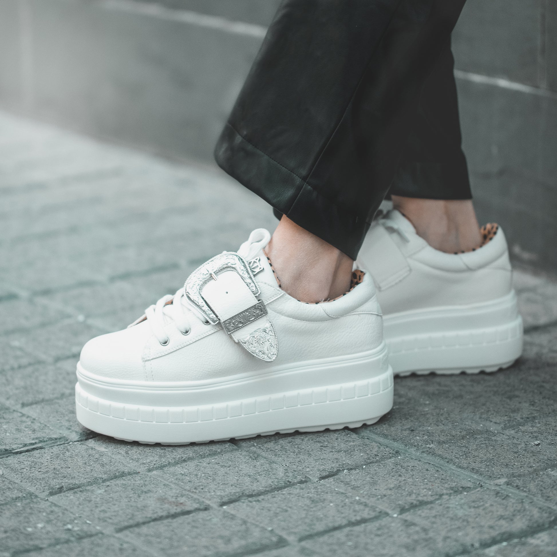 Zapatilla Blanca Zapatillas Sneakers Mujer Plataforma NIKE