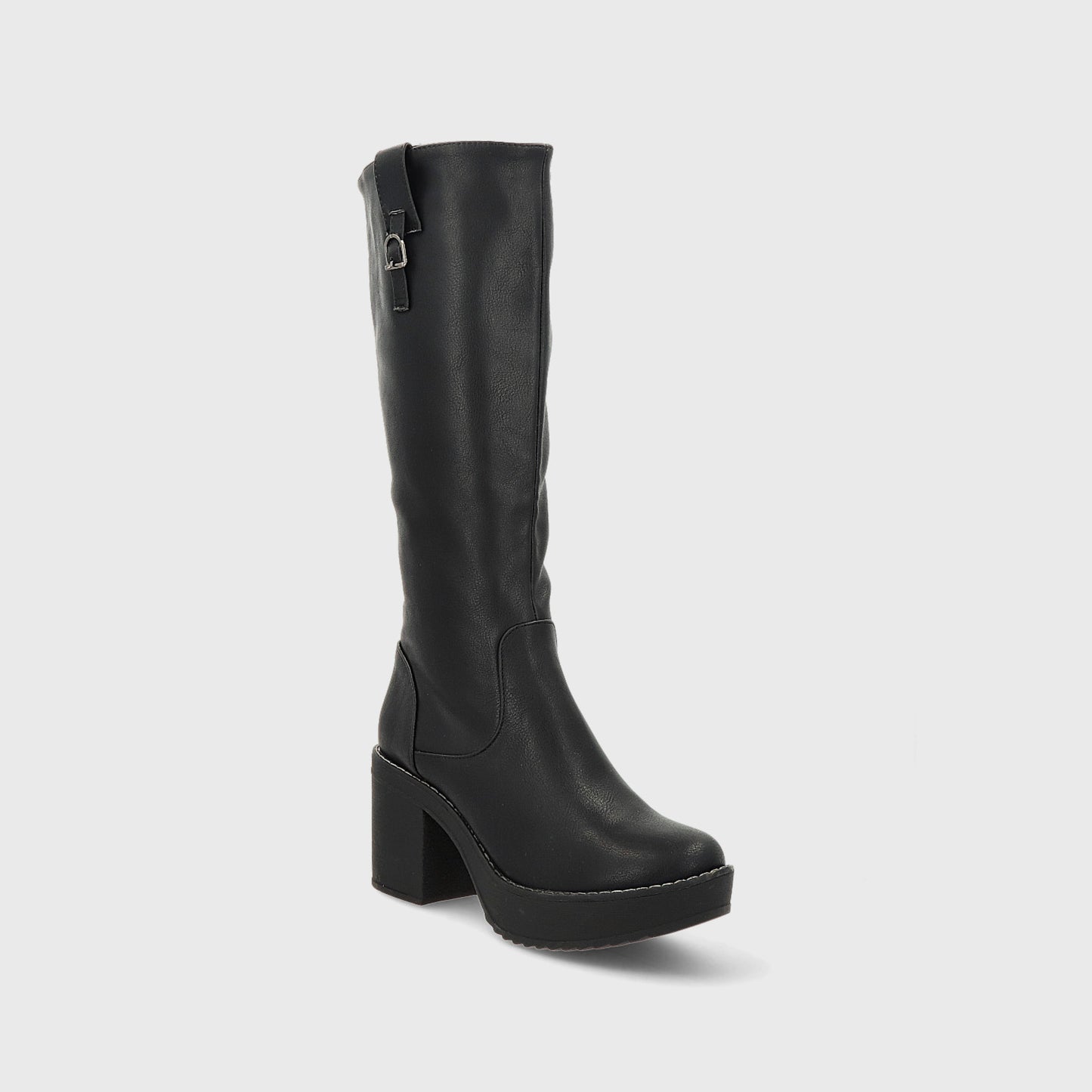 Bota Taco Negra Mujer 13501