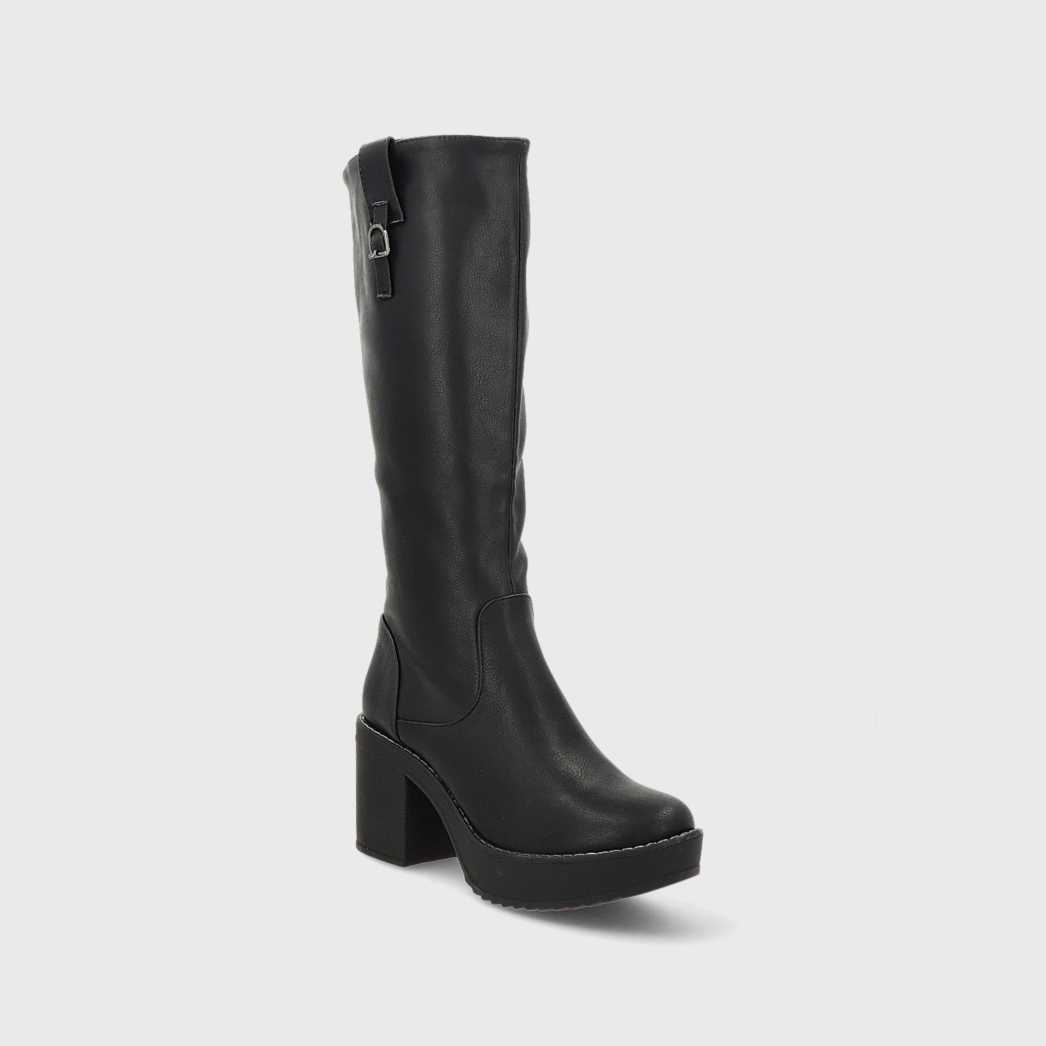 Bota Taco Negra Mujer 13501