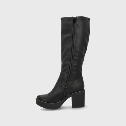 Bota Taco Negra Mujer 13501