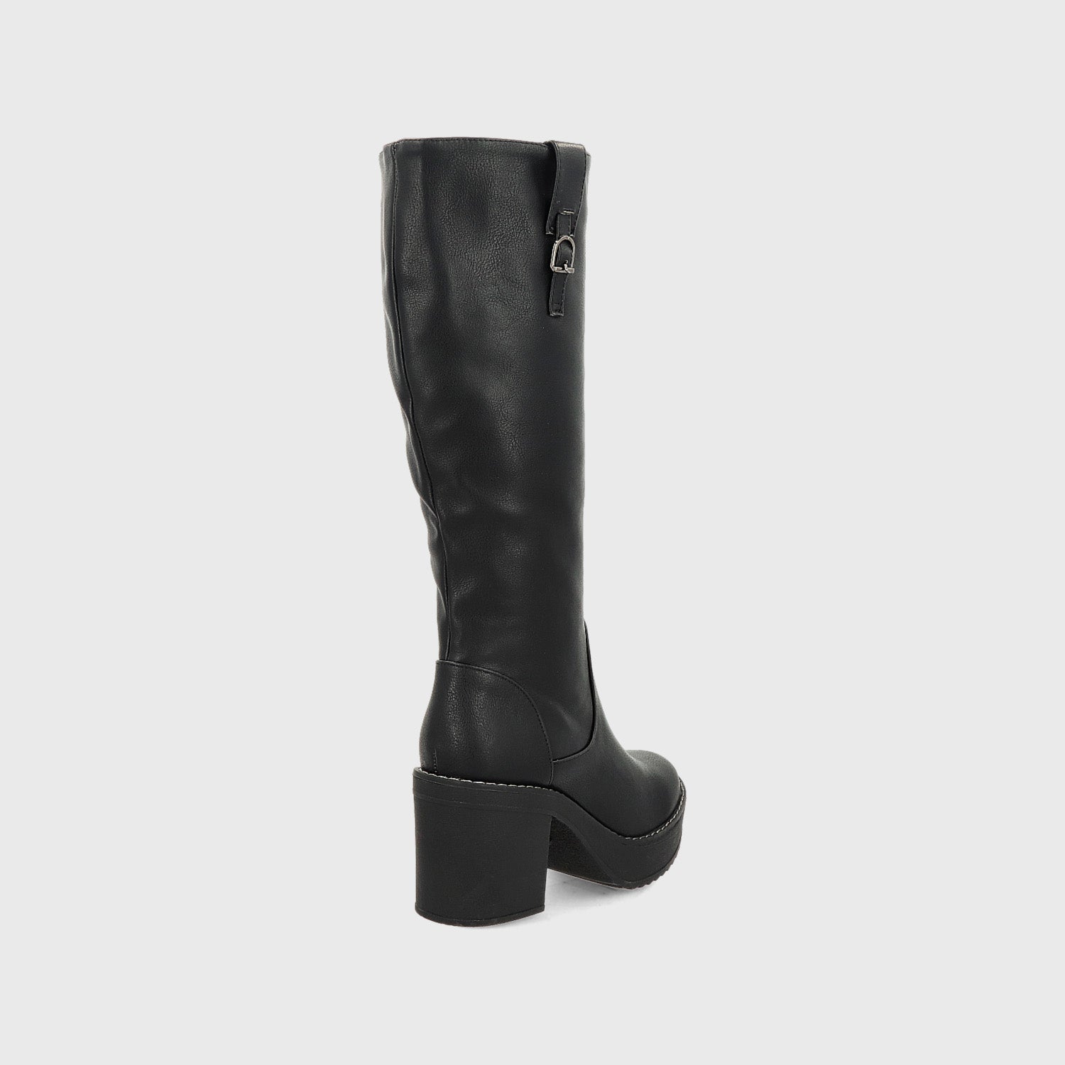 Bota Taco Negra Mujer 13501