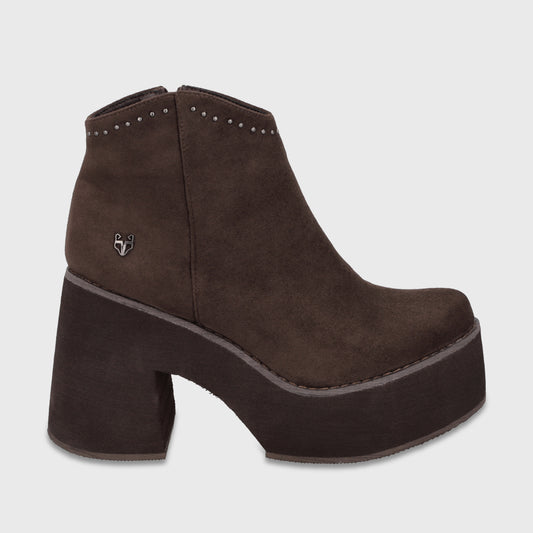 Botín Plataforma Café Mujer 15041