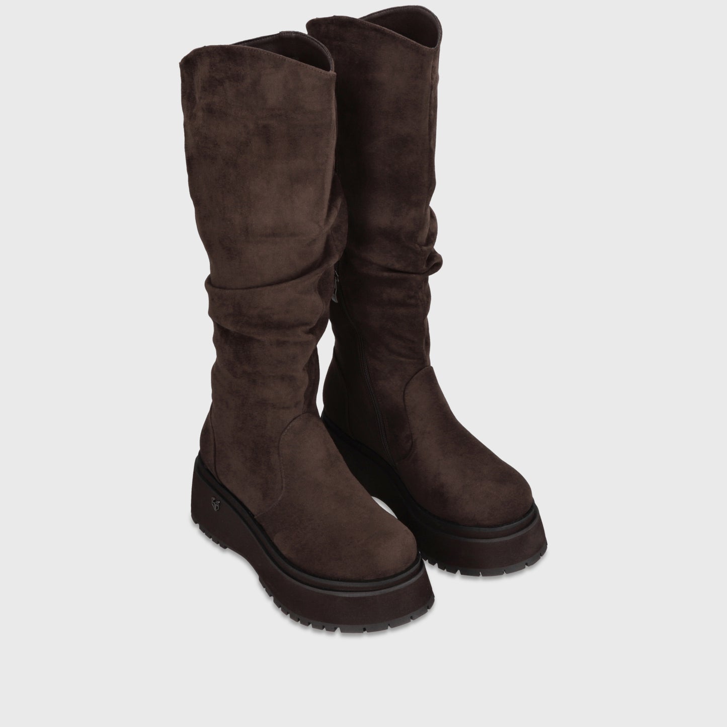 Bota Plataforma Café Mujer 15092
