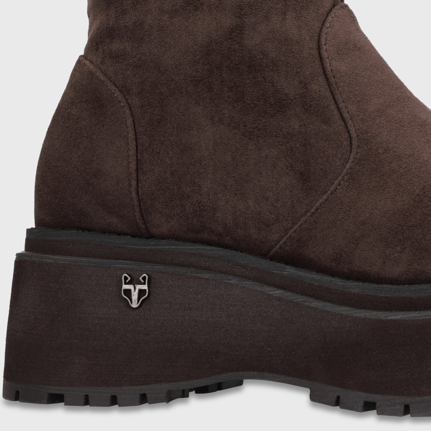 Bota Plataforma Café Mujer 15092