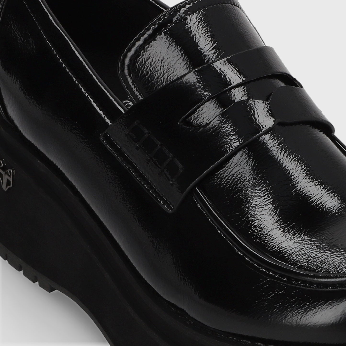 Zapato Plataforma Negro Mujer 15098