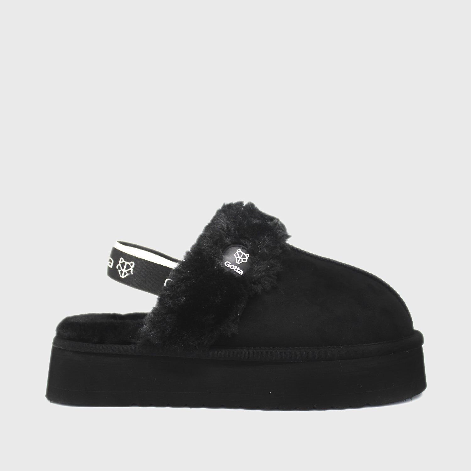 Slipper Negro Mujer 15311