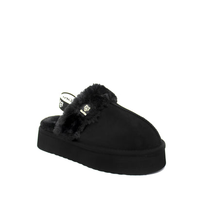 Slipper Negro Mujer 15311