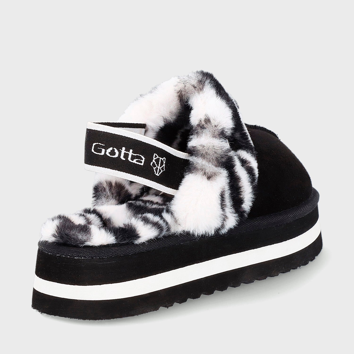 Slipper Negra Mujer 15311
