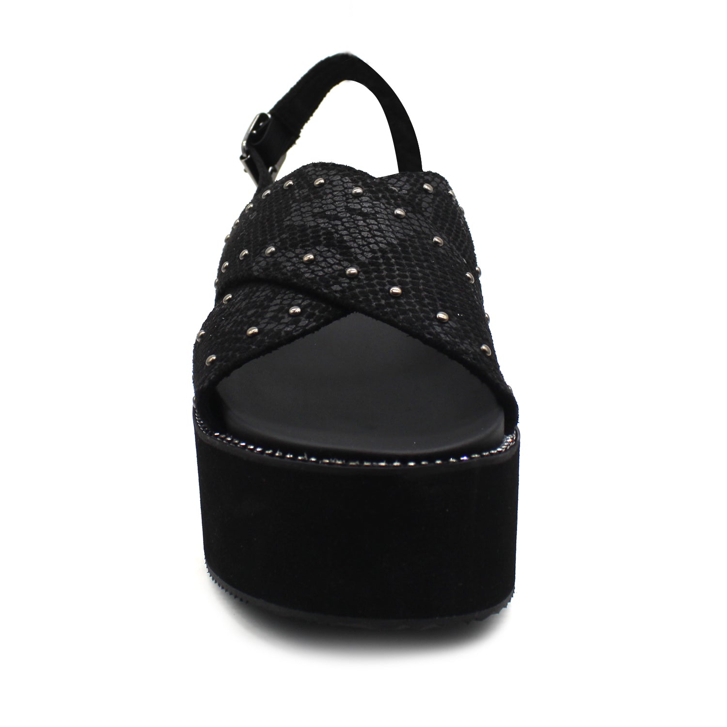 Sandalia Negra Mujer 15663