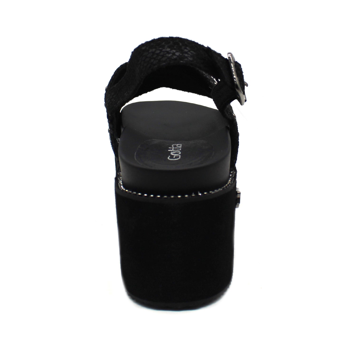Sandalia Negra Mujer 15663