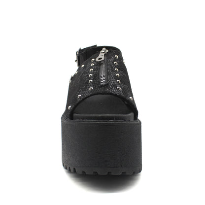 Sandalia Negra Mujer 15673