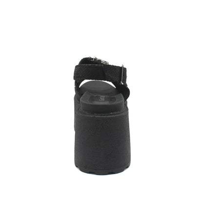 Sandalia Negra Mujer 15673