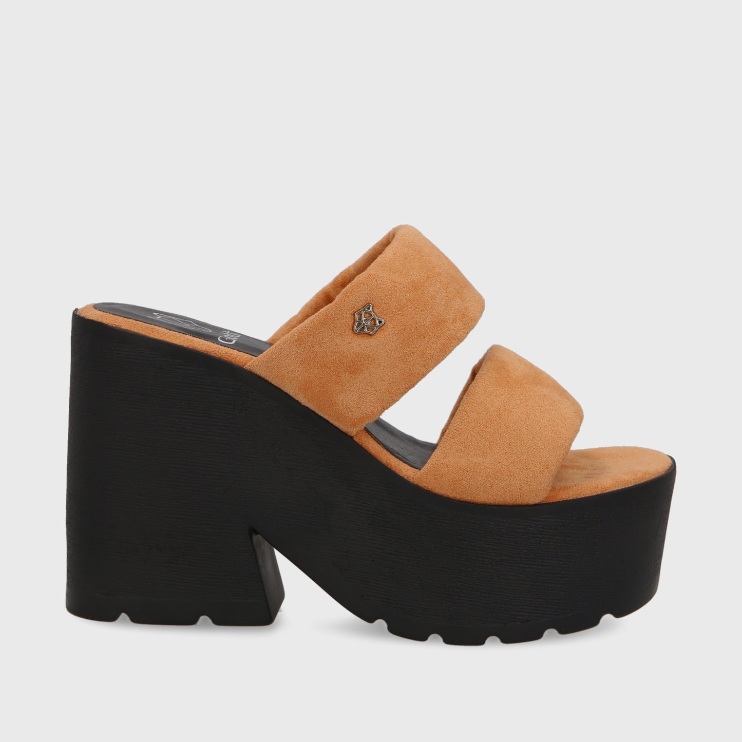 Sandalia Plataforma Café Mujer 15695