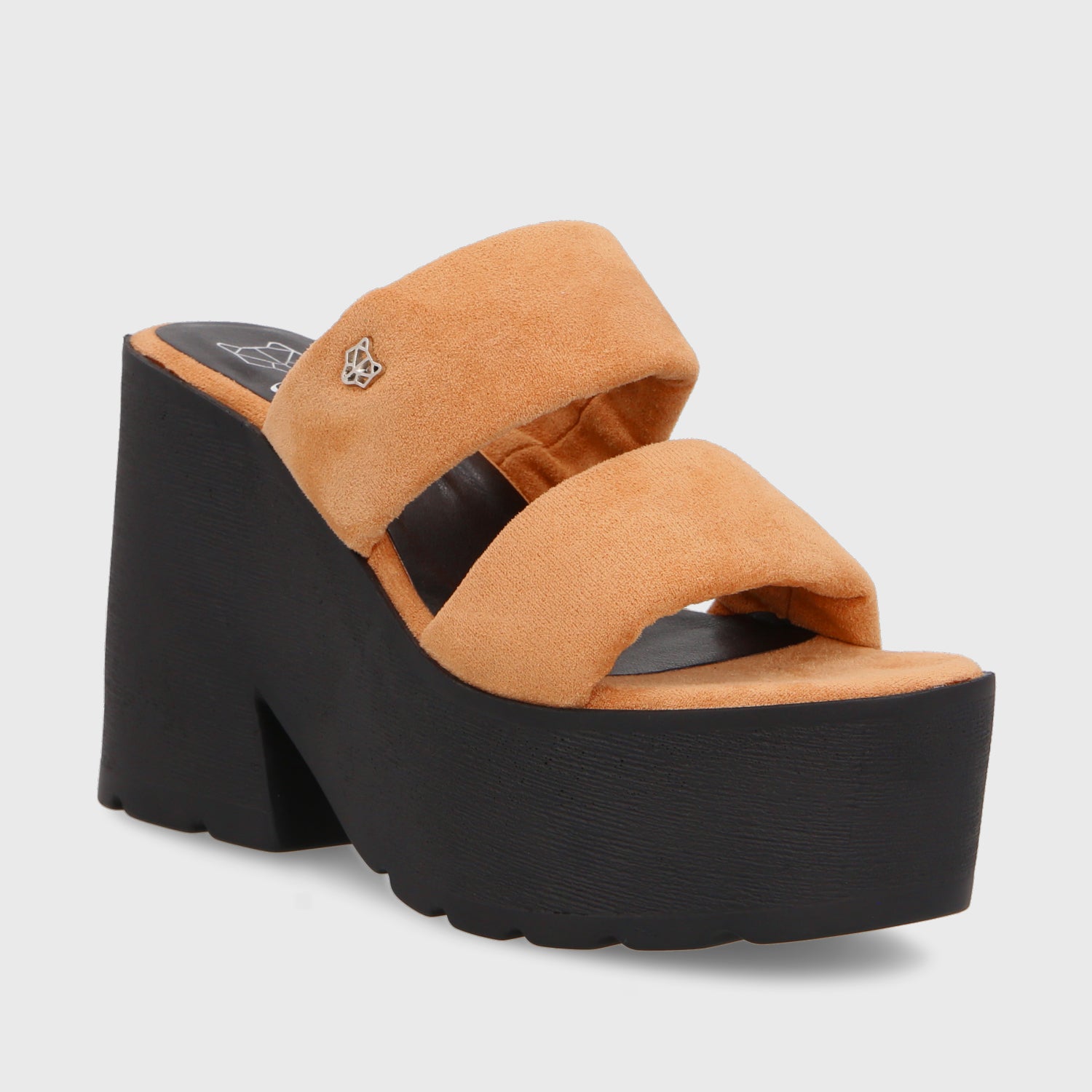 Sandalia Plataforma Café Mujer 15695