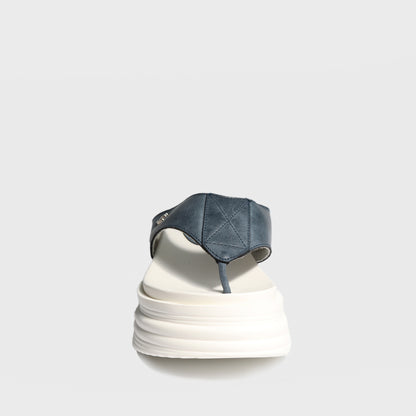 Sandalia Plataforma Azul Mujer 15715