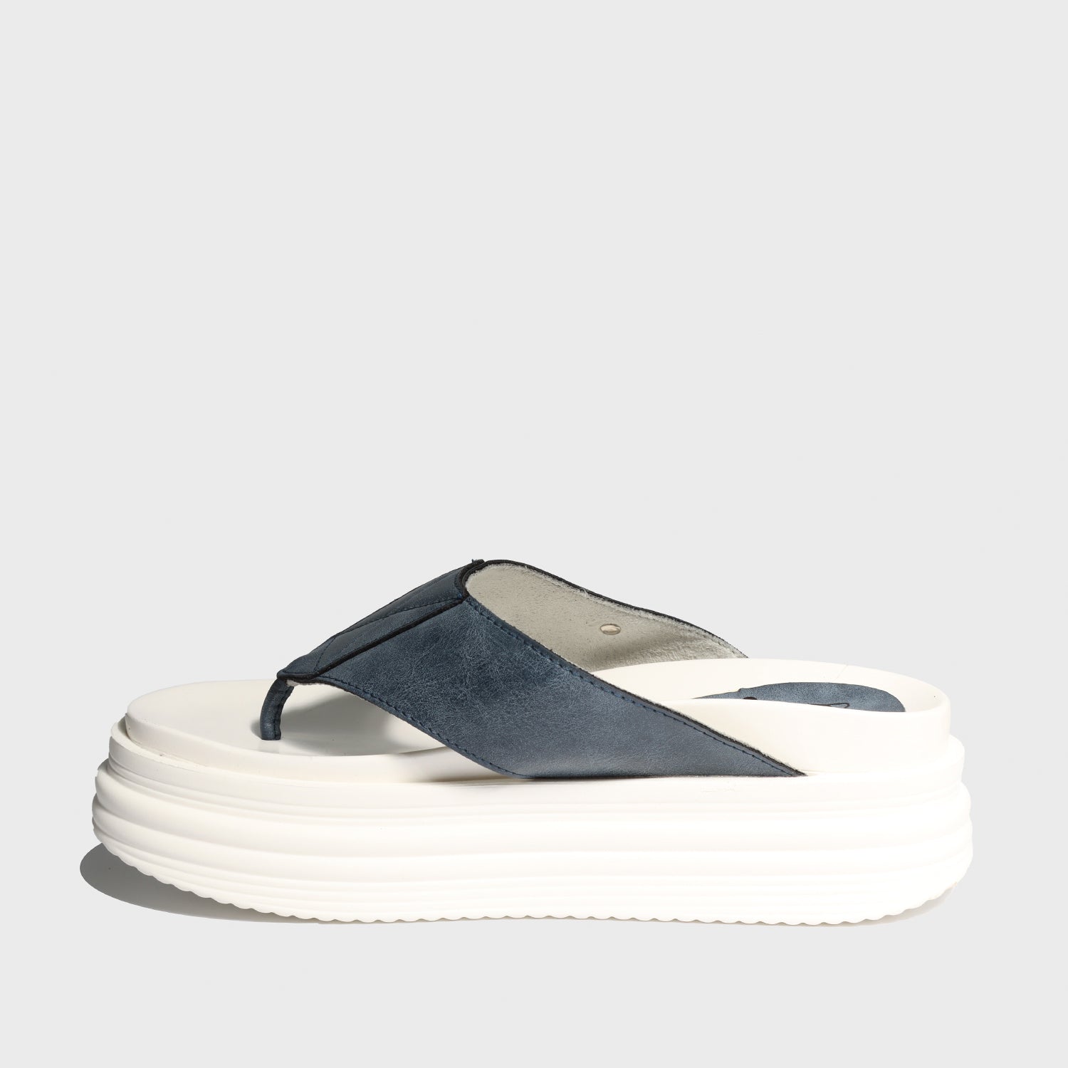 Sandalia Plataforma Azul Mujer 15715