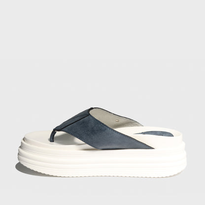 Sandalia Plataforma Azul Mujer 15715