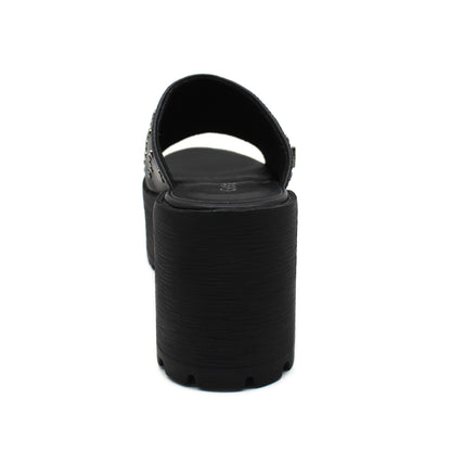 Sandalia Negra Mujer 15723